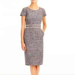 NWT J. Crew Tweed Shift Dress